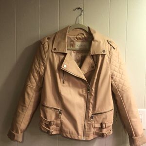 Faux leather jacket